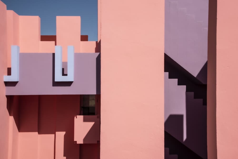 Pink Steps Purple Shadows by Linda Wride — canvas wall art