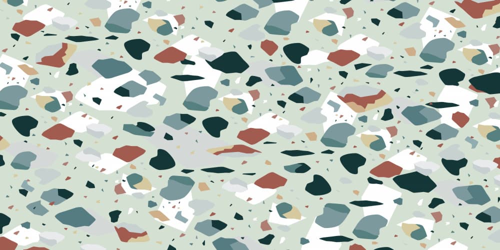 Modern Terrazzo Pattern by Sue Skellern — canvas wall art