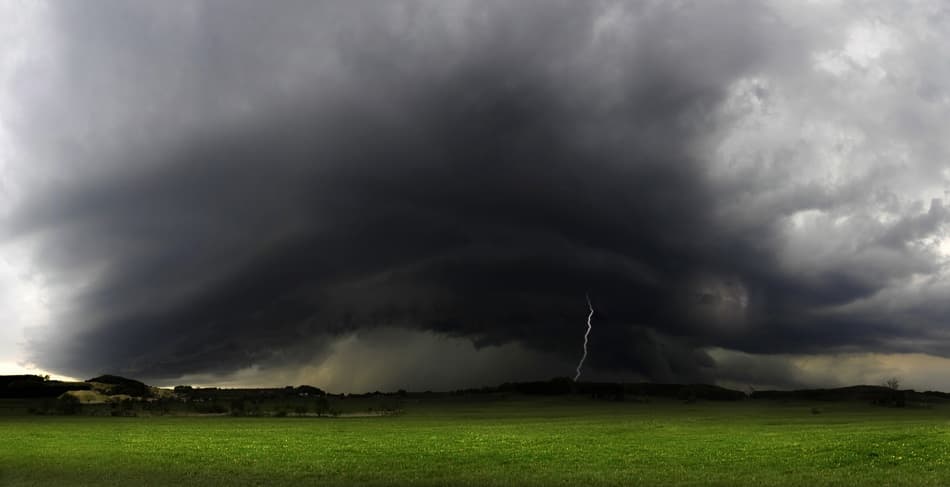 Lightning Strikes Storm by Nicolas Schumacher — canvas wall art