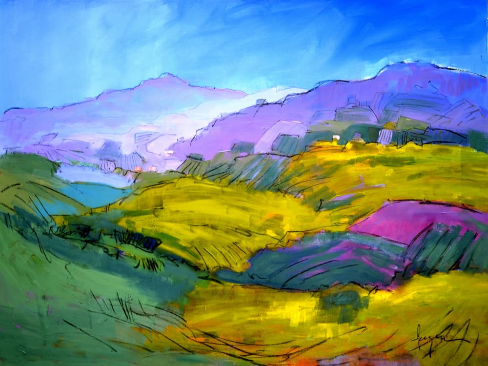 Hillside by Dorothy Fagan — canvas wall art