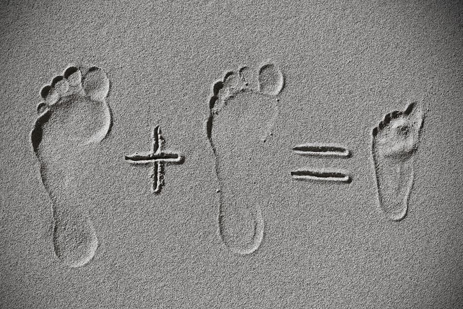 Growing Family Footprints by philnormanphoto — canvas wall art