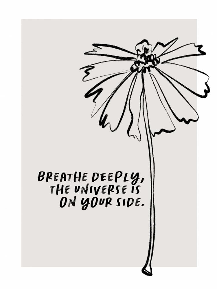 Breathe and Bloom by Treechild — canvas wall art