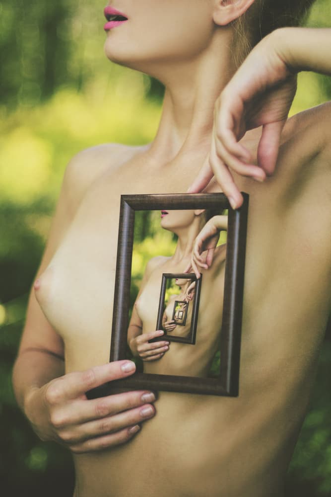 Infinite Woman Portrait by Ruslan Kolodenskiy — canvas wall art