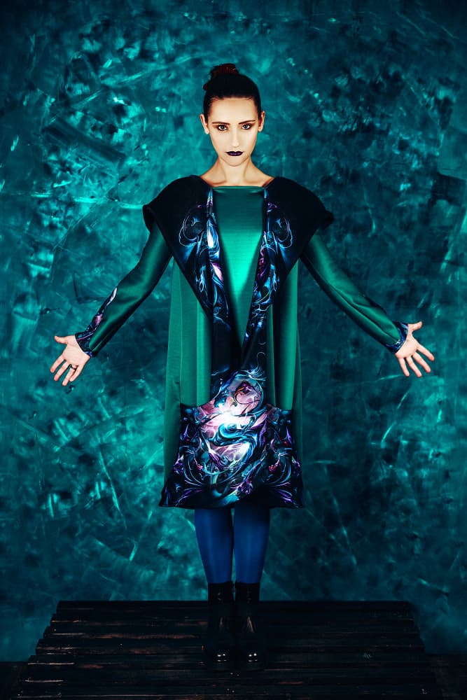 Mysterious Green Fashion by Ruslan Bolgov — canvas wall art