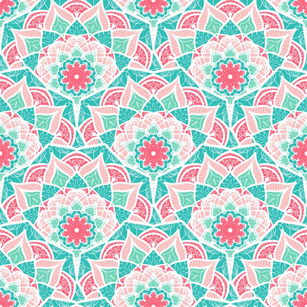 Bohemian Floral Mandalas by Marika Barsrsind — canvas wall art
