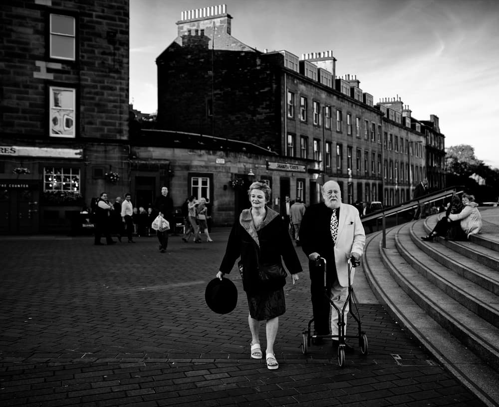 Urban Street Walkers by Julien Oncete — canvas wall art