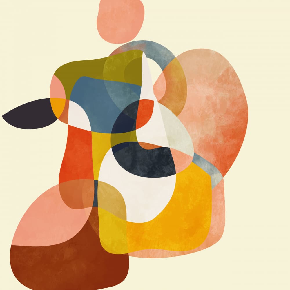 Shapes6 by Ana Rut Bre — canvas wall art