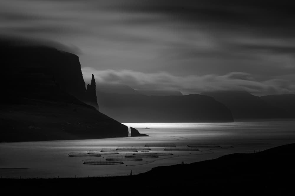 Fjord Light by Yimei Sun — canvas wall art
