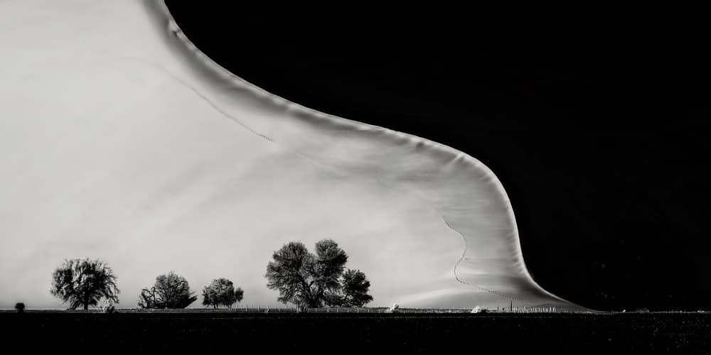 Dramatic Sand Dune Landscape by Piet Flour — canvas wall art