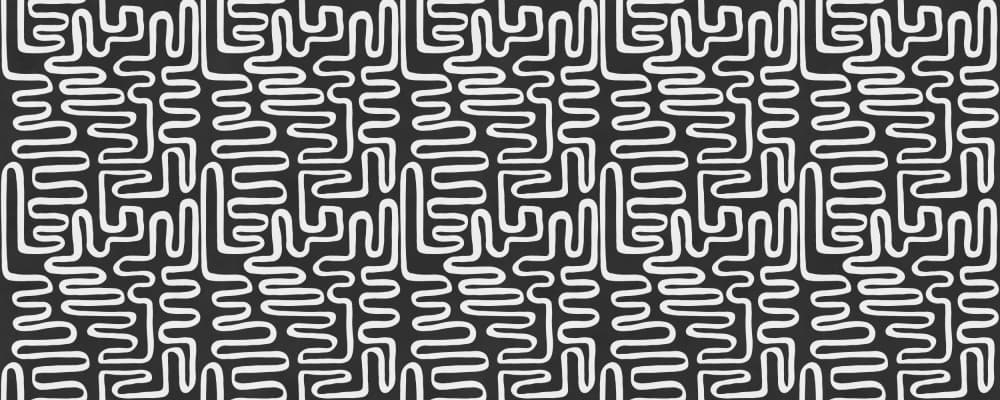 Organic Maze Pattern by Vitor Costa — canvas wall art