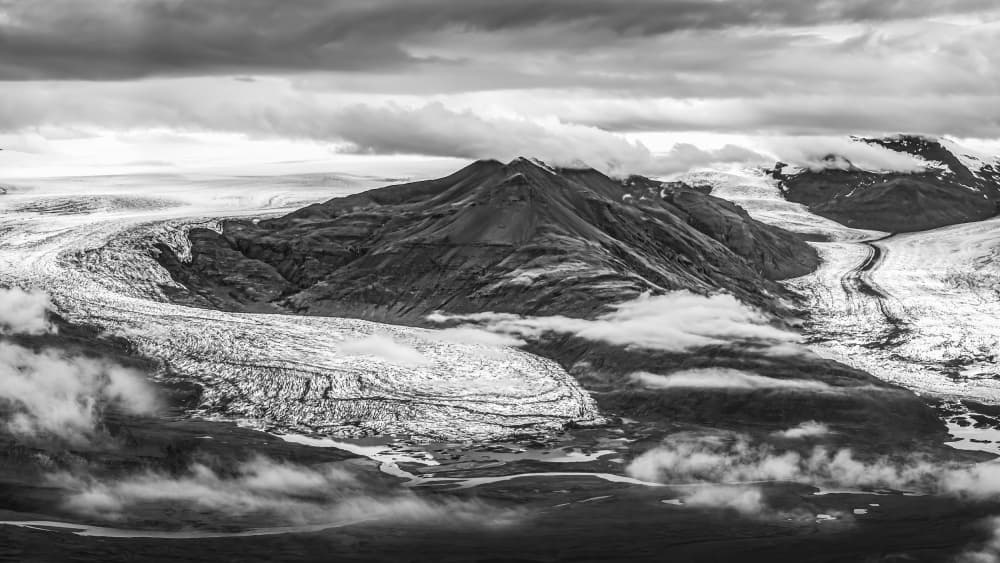 Dramatic Glacial Landscape by Irene Wu — canvas wall art