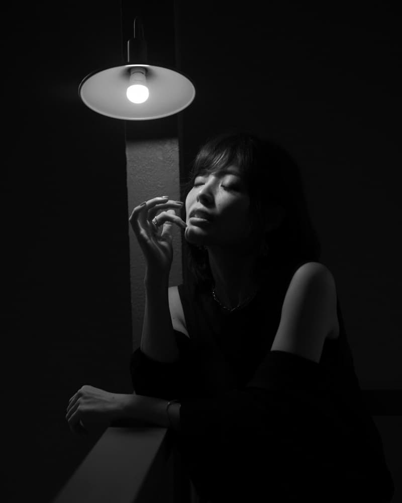 Woman In Dramatic Light by Tsutomu Sakamoto — canvas wall art
