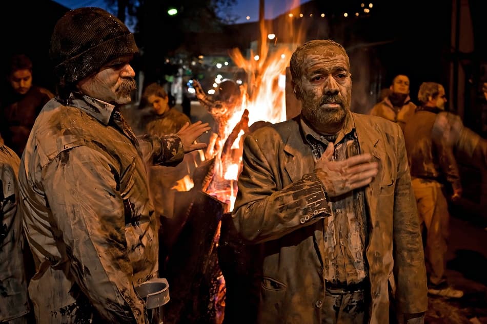 Solemn Ritual Fire by Mohammadreza Momeni — canvas wall art