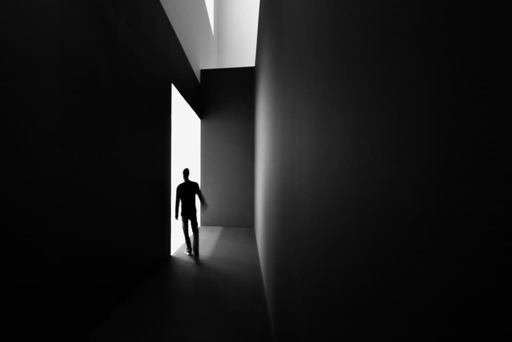 Man Walking To Light by Florentinus Joseph — canvas wall art