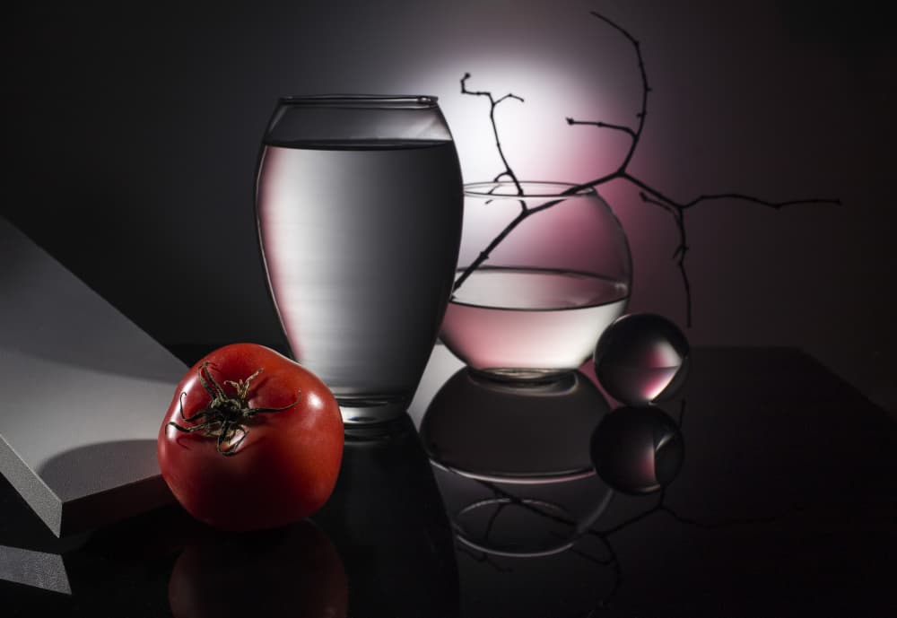 Dark Still Life Reflections by Evgeniy Popov — canvas wall art