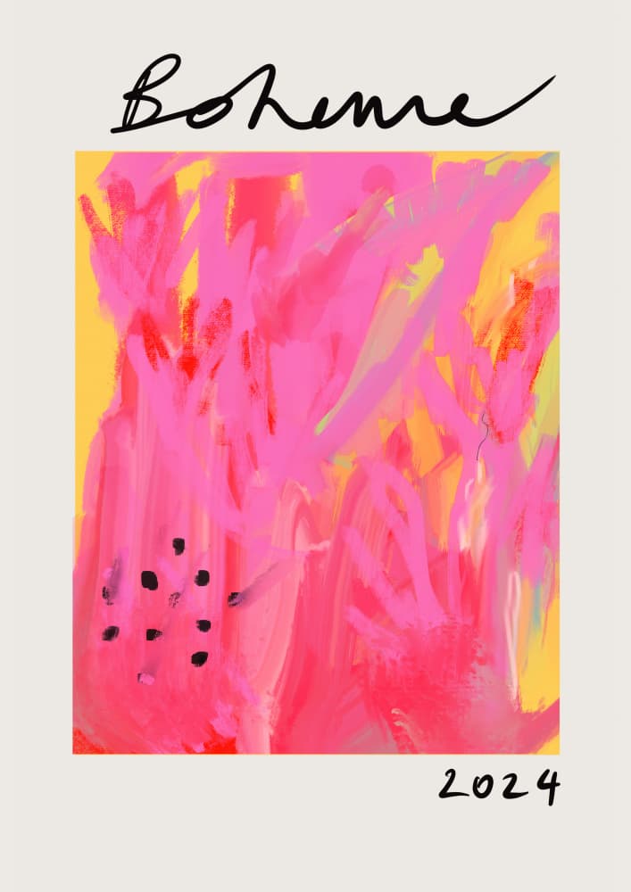 Vibrant Abstract Strokes by Talitha McQueen — canvas wall art
