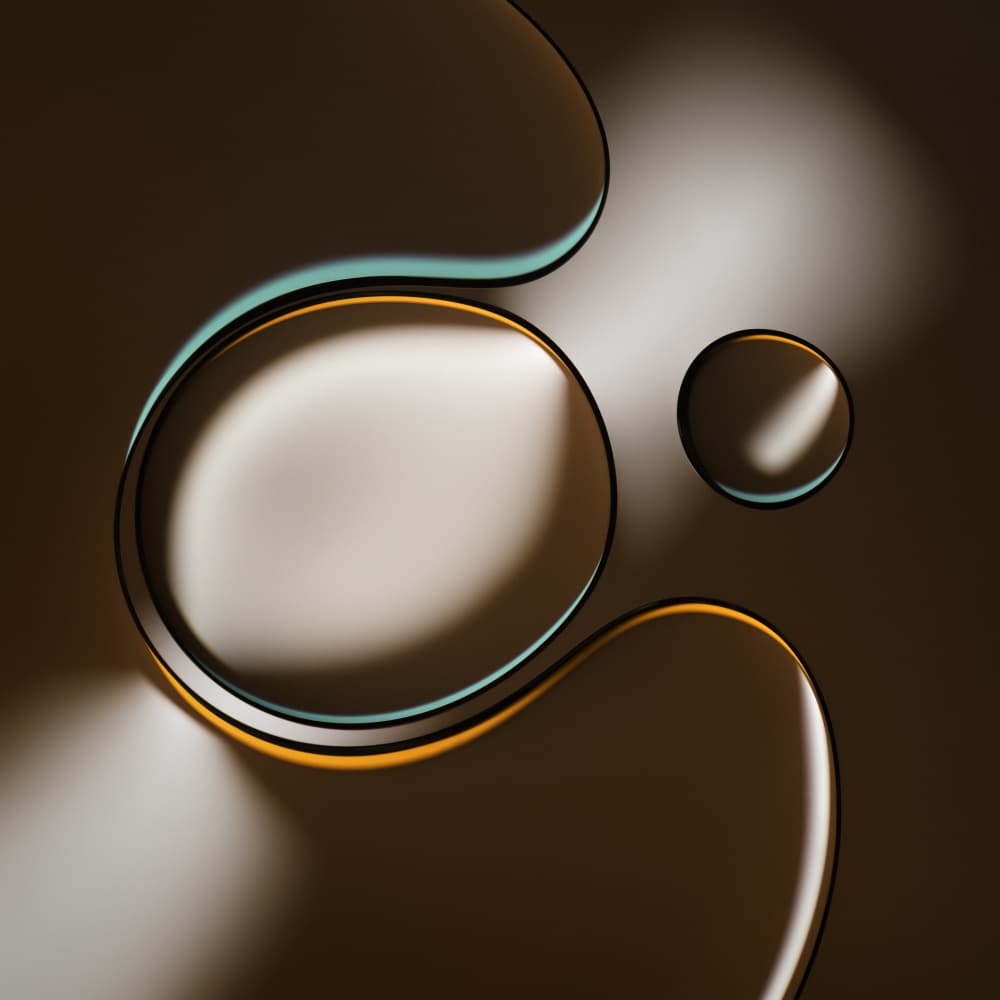 Elegant Curved Light by Martin Parratt — canvas wall art