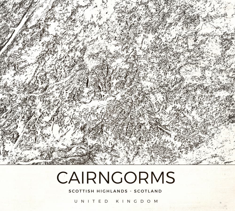 Cairngorms Scotland Landscape by Nicholas — canvas wall art