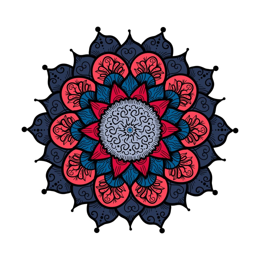 Ornate Mandala Bloom by Marika Barsrsind — canvas wall art
