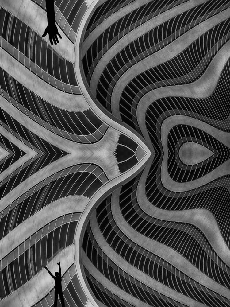 Reaching Urban Curves by Roxana Labagnara — canvas wall art