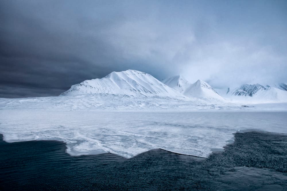 Frozen Arctic Landscape by Susanne Landolt — canvas wall art