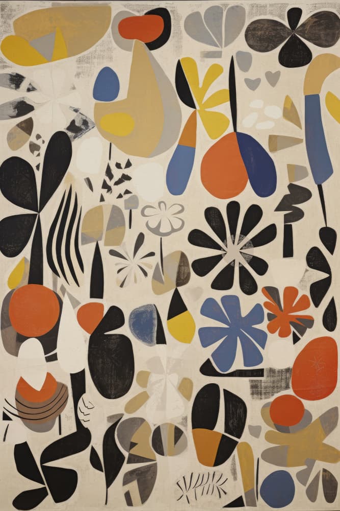 Floral Geometry by Treechild — canvas wall art