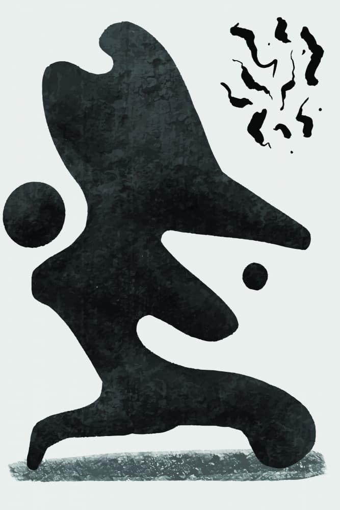 Organic Abstract Shapes by jay stanley — canvas wall art