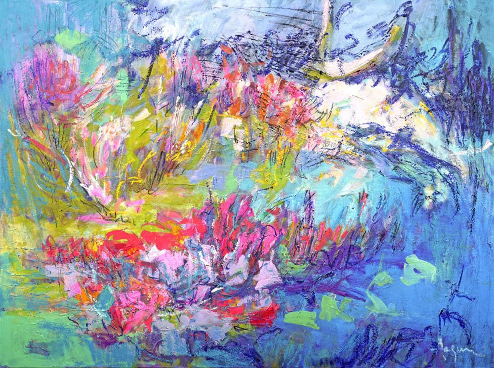 Vibrant Dreamscape by Dorothy Fagan — canvas wall art