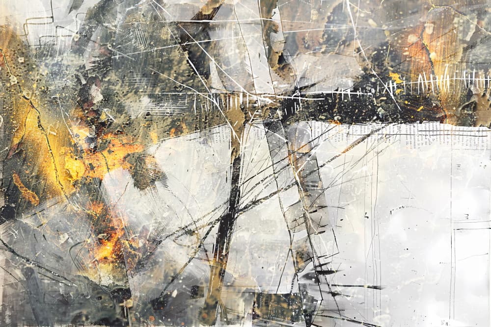 Dynamic Urban Abstract by Rafal Kulik — canvas wall art