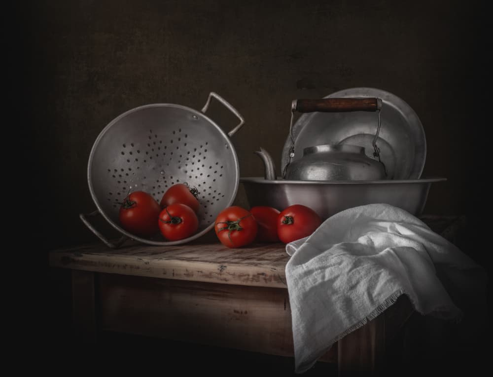Rustic Kitchen Still Life by Margareth Perfoncio — canvas wall art