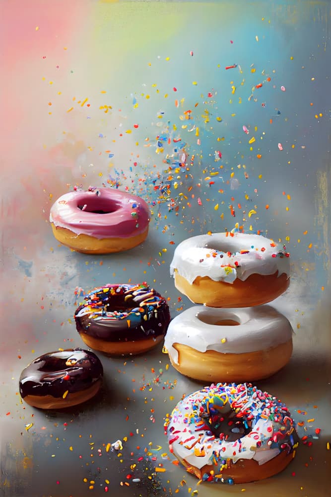 Sprinkle Delight by Treechild — canvas wall art