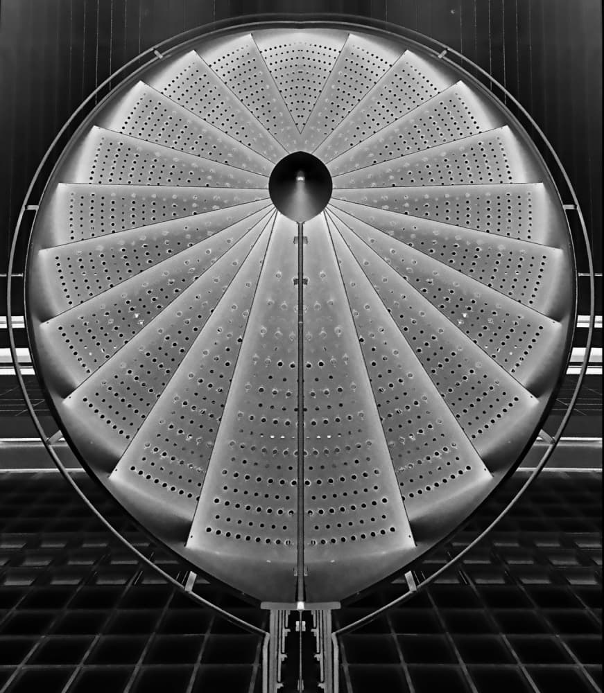 Perforated Spiral Staircase by Henk van Maastricht — canvas wall art