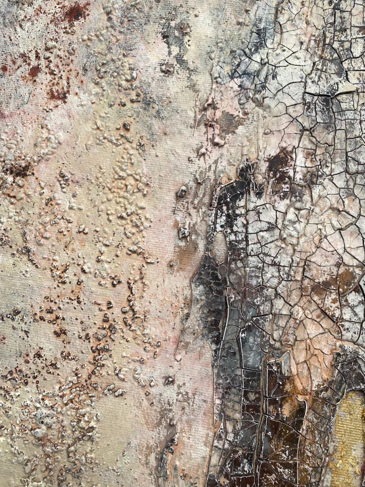 Abstract Cracked Earth by Gabriela Aleksandra Szuba — canvas wall art