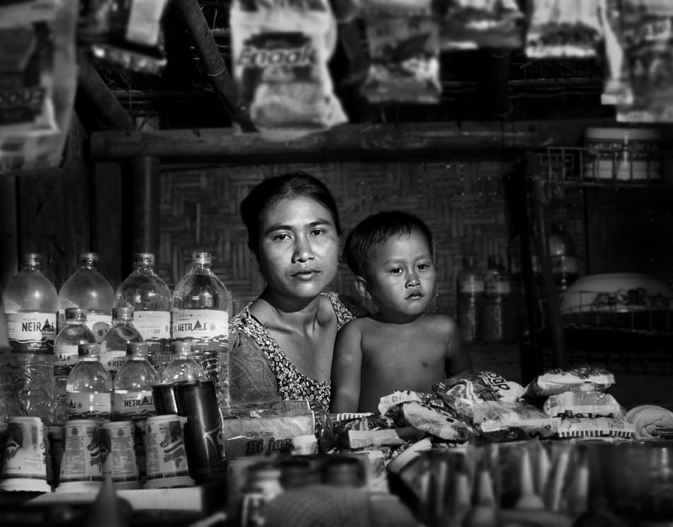 Mother And Child Shop by Sebastian Kisworo — canvas wall art
