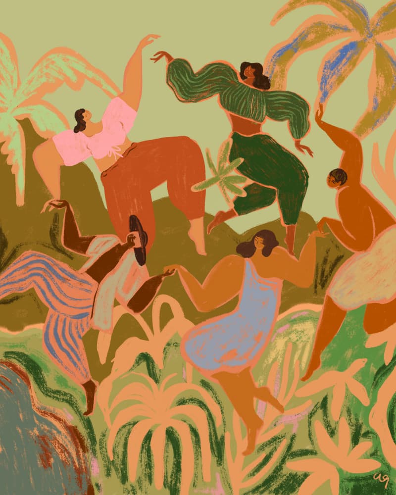 Spring Frolic by Arty Guava — canvas wall art