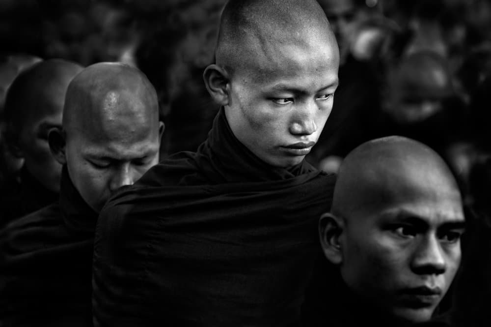 Contemplative Young Monks by Giovanni Cavalli — canvas wall art