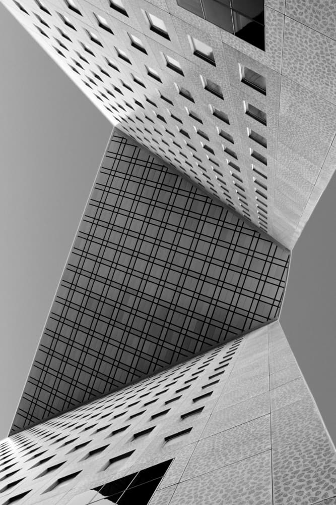 Geometric Urban Forms by Guillaume Legraverend — canvas wall art