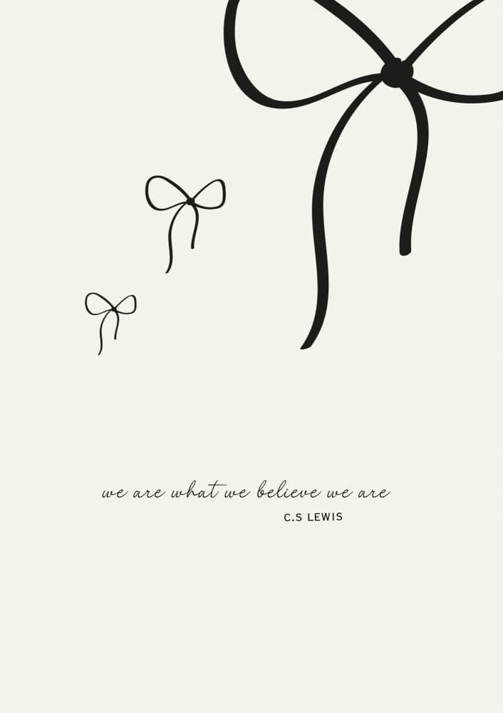 Empowering Bows Quote by ART of living — canvas wall art