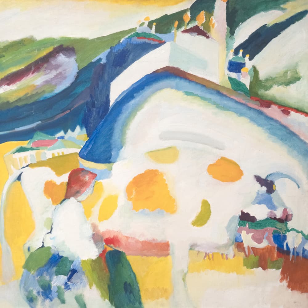 The Cow by Wassily Kandinsky — canvas wall art