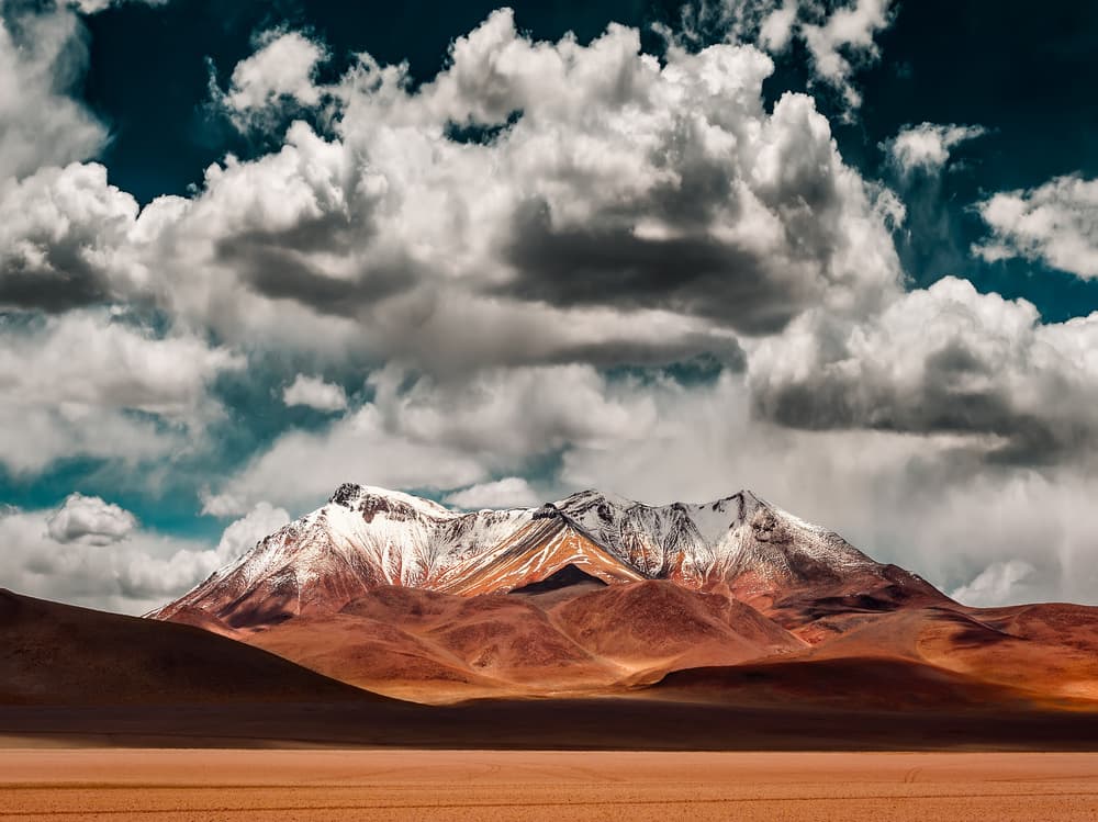 Dramatic Mountain Landscape by Hernan Calderon Velasco — canvas wall art