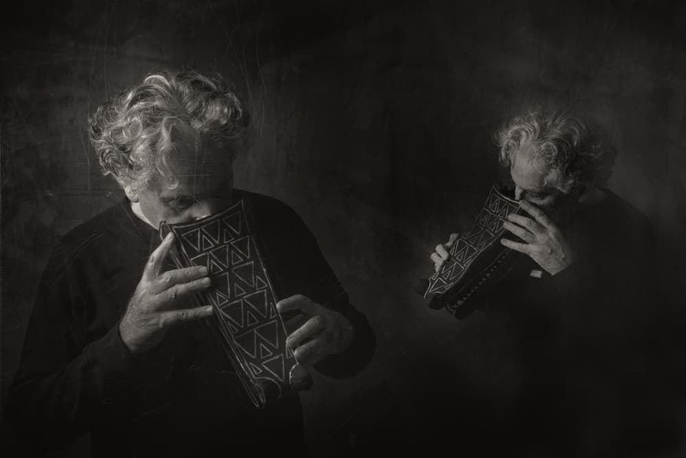 Soulful Musician Portrait by Vito Guarino — canvas wall art