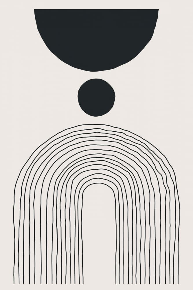Abstract Arch Balance by jay stanley — canvas wall art
