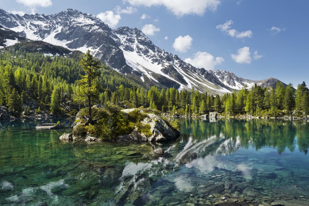 Green Mountain Lake by Stefan Hefele — canvas wall art