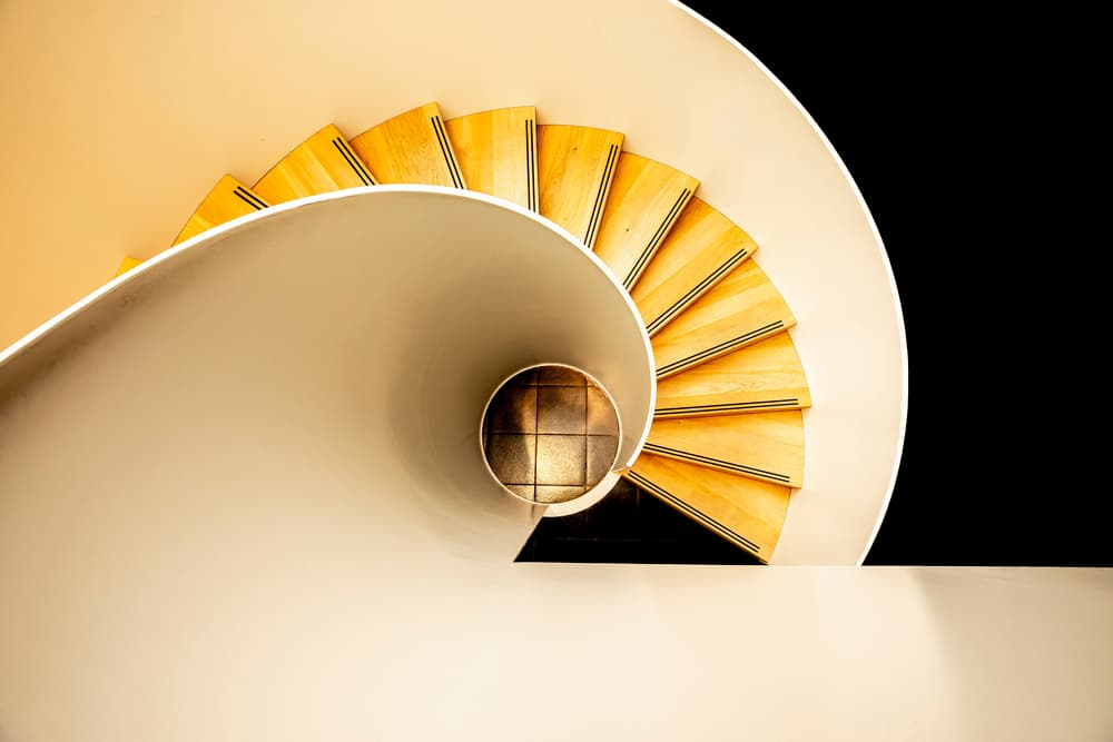 Elegant Spiral Staircase by Anita Martin AnnaPileaFotografie — canvas wall art