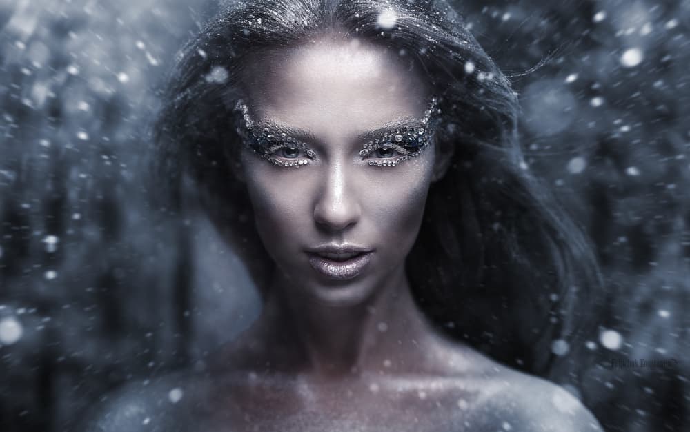 Winter Queen Portrait by Konstantin Pilipchuk — canvas wall art