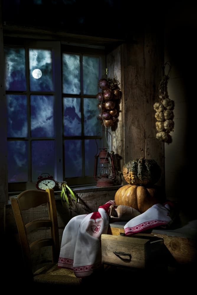 Rustic Moonlit Harvest by Felice Angelino — canvas wall art