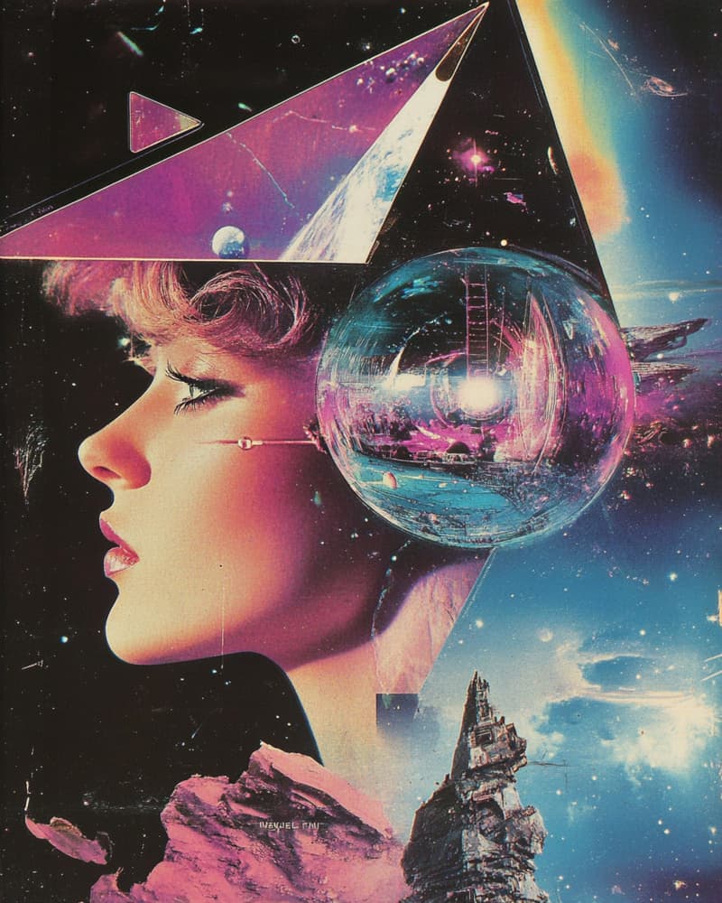 Cosmic Woman Vision by Samantha Hearn — canvas wall art