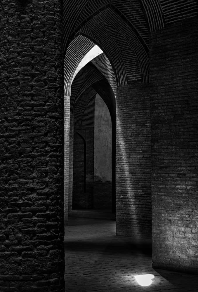 Light Through Arches by Ali Barootkoob — canvas wall art