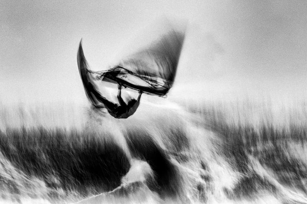 Dynamic Windsurfer Motion by Massimo Mei — canvas wall art
