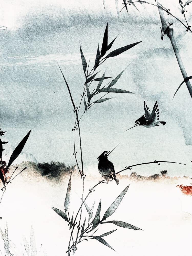 Whispering Bamboo by Treechild — canvas wall art